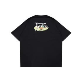 T-shirt com estampado Outdoor Tamanhos asiáticos “Preto” T-shirt com estampado Outdoor Tamanhos asiáticos “Preto”