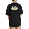 T-shirt com estampado Outdoor Tamanhos asiáticos “Preto”