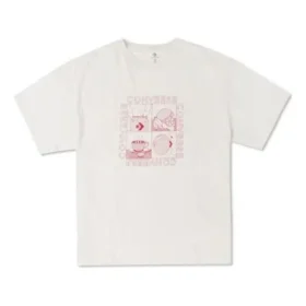 T-shirt com grafismo sensorial Tamanhos asiáticos “Branco” T-shirt com grafismo sensorial Tamanhos asiáticos “Branco”