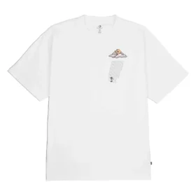 T-shirt com gráfico Cloud Pocket Tamanhos asiáticos “Branco”