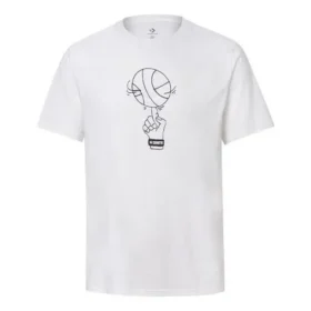 T-shirt com gráfico de basquetebol “Branco”