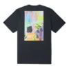 T-shirt com gráfico Neon Nature Tamanhos asiáticos “Preto”