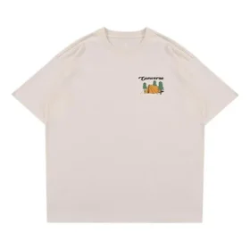 T-shirt com gráfico Outdoor Tamanhos asiáticos “Beige” T-shirt com gráfico Outdoor Tamanhos asiáticos “Beige”