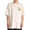 T-shirt com gráfico Outdoor Tamanhos asiáticos “Beige”