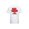 T-shirt com logótipo de desenho animado Tamanhos asiáticos “Branco”