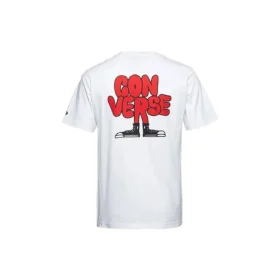 T-shirt com logótipo de desenho animado Tamanhos asiáticos “Branco”