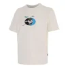 T-shirt com logótipo Disk Jockey Tamanhos asiáticos “Branco”