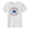 T-shirt com logótipo estampado Tamanhos asiáticos “Cinza-azulado”