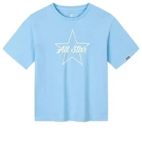 T-shirt com logótipo impresso “Blue White” T-shirt com logótipo impresso “Blue White”