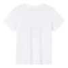T-shirt com logótipo impresso Tamanhos asiáticos “Branco Preto”