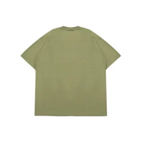 T-shirt com logótipo no bolso Tamanhos asiáticos “Army Green”