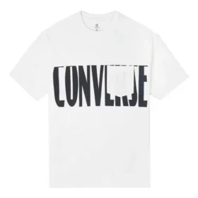 T-shirt com logótipo no bolso Tamanhos asiáticos “Branco”