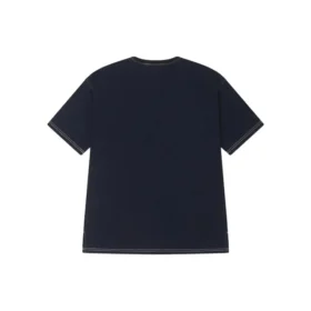 T-shirt com logótipo One Star Tamanhos asiáticos “Preto Azul”
