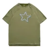 T-shirt com logótipo One Star Tamanhos asiáticos “Verde-oliva”