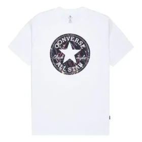 T-shirt com patch Chuck Taylor Splatter Paint, tamanhos asiáticos, “Branco”