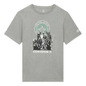 T-shirt Converse x Dungeons & Dragons com Personagem – Tamanhos Asiáticos “Vintage Grey Heather” T-shirt Converse x Dungeons & Dragons com Personagem – Tamanhos Asiáticos “Vintage Grey Heather”