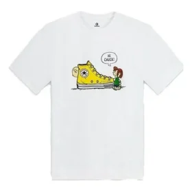 T-shirt Converse x Peanuts Chuck Tamanhos asiáticos “Branco”