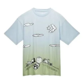T-shirt Converse x Peanuts Cloud Watching Tamanhos asiáticos “Azul-verde”