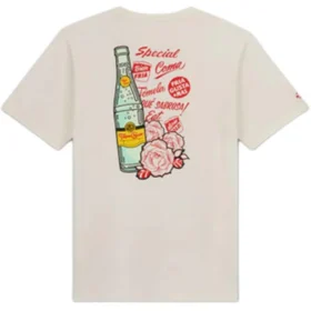 T-shirt Converse x Topo Chico Tamanhos asiáticos “Beige Red”