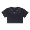 T-shirt curta oversized “Proud To Be” Tamanhos asiáticos “Preto”