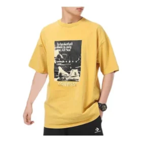 T-shirt de basquetebol Chuck Taylor Washed Archive Tamanhos asiáticos “Amarelo” T-shirt de basquetebol Chuck Taylor Washed Archive Tamanhos asiáticos “Amarelo”