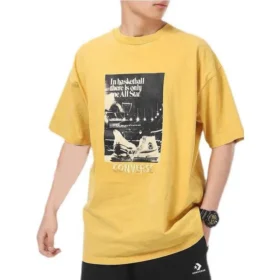T-shirt de basquetebol Chuck Taylor Washed Archive Tamanhos asiáticos “Amarelo” T-shirt de basquetebol Chuck Taylor Washed Archive Tamanhos asiáticos “Amarelo”