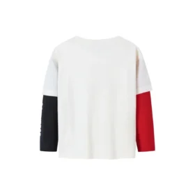 T-shirt de manga comprida com logótipo do Ano do Coelho impresso Tamanhos asiáticos “Branco Preto Vermelho” T-shirt de manga comprida com logótipo do Ano do Coelho impresso Tamanhos asiáticos “Branco Preto Vermelho”