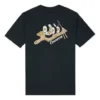T-shirt de manga curta com bolso e estampado de sushi Tamanhos asiáticos “Preto”