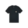 T-shirt de manga curta com bolso e estampado de sushi Tamanhos asiáticos “Preto”
