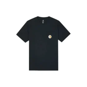 T-shirt de manga curta com bolso e estampado de sushi Tamanhos asiáticos “Preto” T-shirt de manga curta com bolso e estampado de sushi Tamanhos asiáticos “Preto”