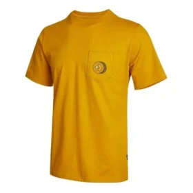 T-shirt de manga curta com bolso e estampado Sushi Tamanhos asiáticos “Yellow” T-shirt de manga curta com bolso e estampado Sushi Tamanhos asiáticos “Yellow”