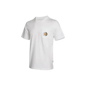 T-shirt de manga curta com bolso e padrão de sushi Tamanhos asiáticos “Branco” T-shirt de manga curta com bolso e padrão de sushi Tamanhos asiáticos “Branco”