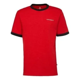 T-shirt de manga curta com gola em slub Tamanhos asiáticos “Vermelho” T-shirt de manga curta com gola em slub Tamanhos asiáticos “Vermelho”