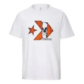 T-shirt de manga curta com logótipo Chuck Taylor Skull Tamanhos asiáticos “Branco” T-shirt de manga curta com logótipo Chuck Taylor Skull Tamanhos asiáticos “Branco”