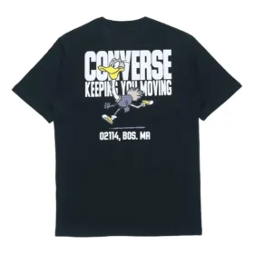 T-shirt de manga curta Keep Moving Tamanhos asiáticos “Black” T-shirt de manga curta Keep Moving Tamanhos asiáticos “Black”