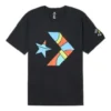T-shirt de manga curta Peace and Unity Tamanhos asiáticos “Preto”