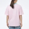 T-shirt desportiva de manga curta com estampado de gelados, cor-de-rosa
