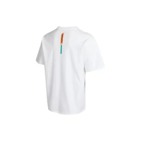 T-shirt desportiva de manga curta com gola redonda e estampado de estrelas em ziguezague – Tamanhos asiáticos “Branco” T-shirt desportiva de manga curta com gola redonda e estampado de estrelas em ziguezague – Tamanhos asiáticos “Branco”