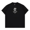 T-shirt Flower Friends Tamanhos asiáticos “Preto”