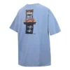 T-shirt Level Up Tamanhos asiáticos “Azul claro”