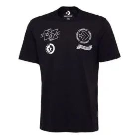 T-shirt Multi Logo Tamanhos asiáticos “Preto”