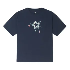 T-shirt náutica Tamanhos asiáticos “Azul-marinho”