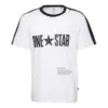 T-shirt One Star Panel Tamanhos asiáticos “Branco”
