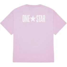 T-shirt One Star Tamanhos asiáticos “Roxo Branco”