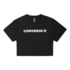 T-shirt Puff Wordmark Tamanhos asiáticos “Black White”