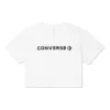 T-shirt Puff Wordmark Tamanhos asiáticos “Branco Preto”