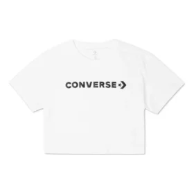 T-shirt Puff Wordmark Tamanhos asiáticos “Branco Preto”