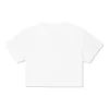 T-shirt Puff Wordmark Tamanhos asiáticos “Branco Preto”
