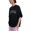 T-shirt Retro Chuck Crew Tamanhos asiáticos “Preto”