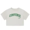 T-shirt Retro Chuck Cropped Tamanhos asiáticos “Egret”